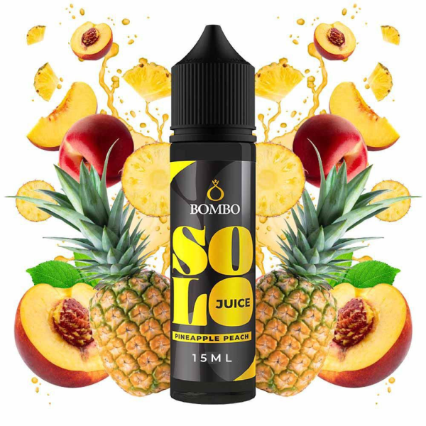 Bombo Solo Juice Pineapple Peach Flavor Shot 15ml/60ml - Χονδρική